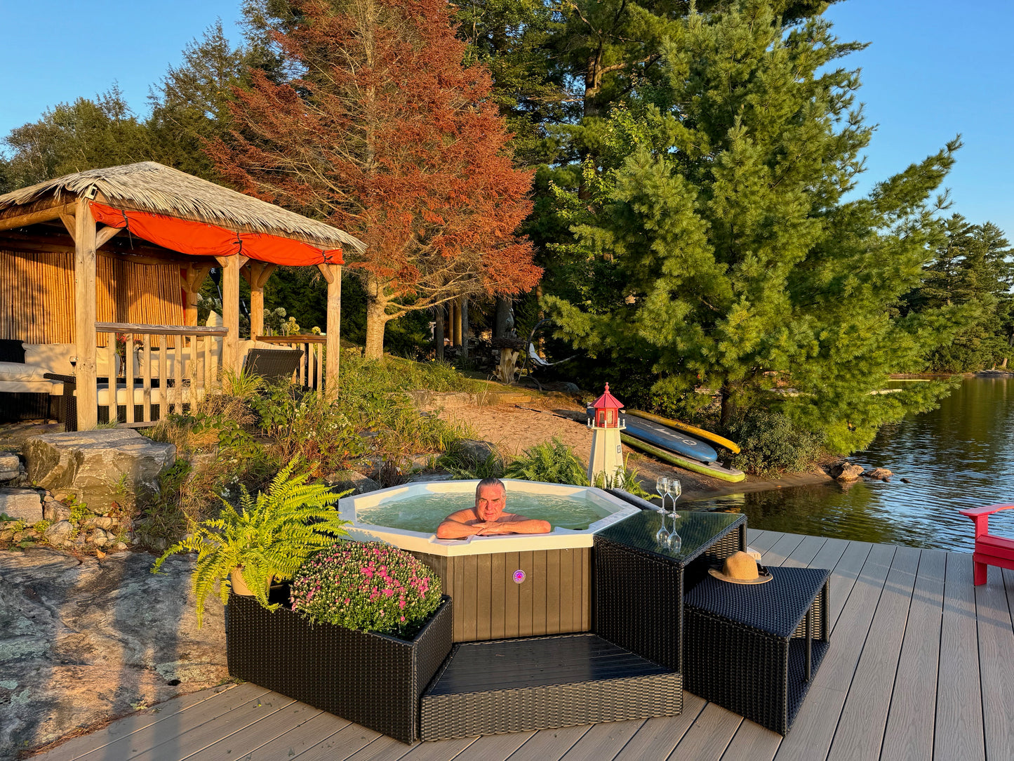 Pflanzkübel für Muskoka – Achteck-Design