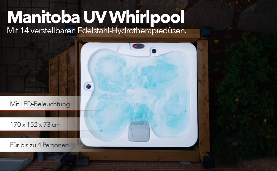 Manitoba UV 170 x 152 x 73cm