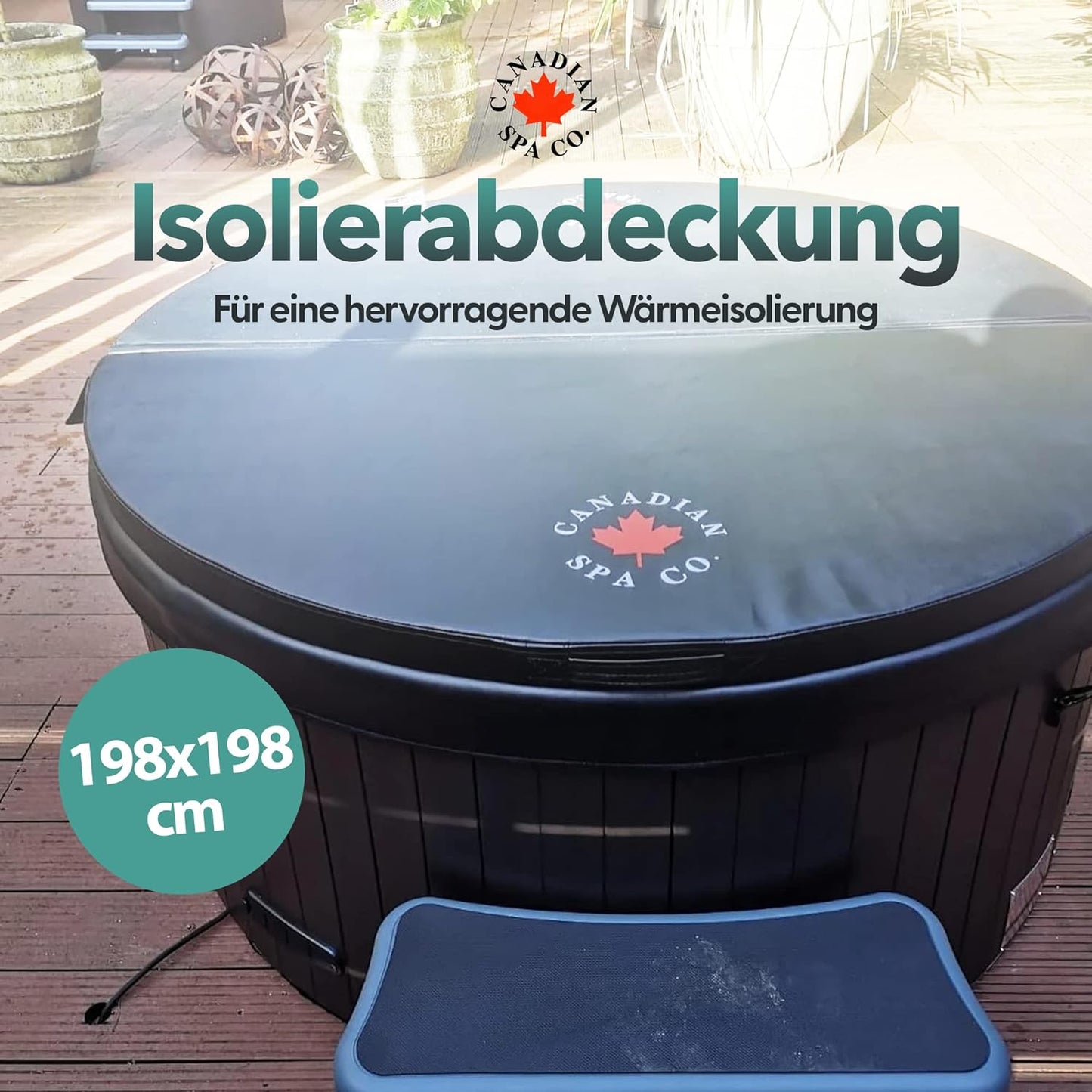 Canadian Spa Deluxe Isolierabdeckung Rund