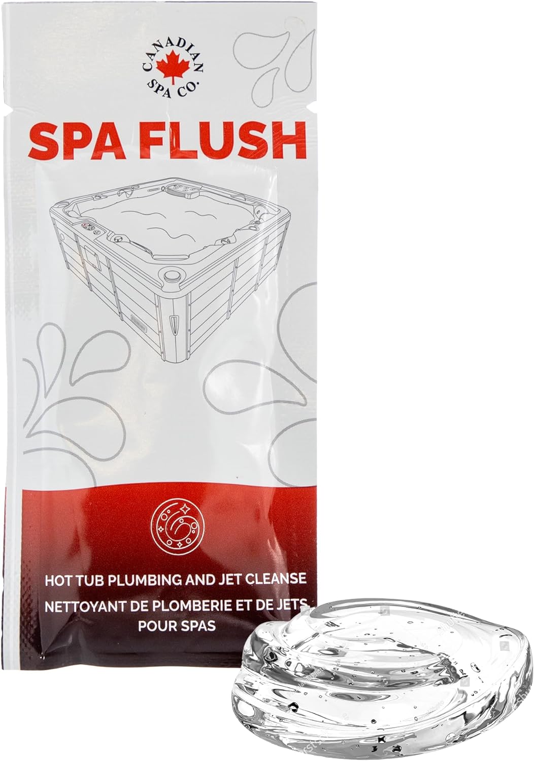 Spa-Spülung für Whirlpool-Rohrleitungen und Düsenreinigung (15ml Einzelsachet)