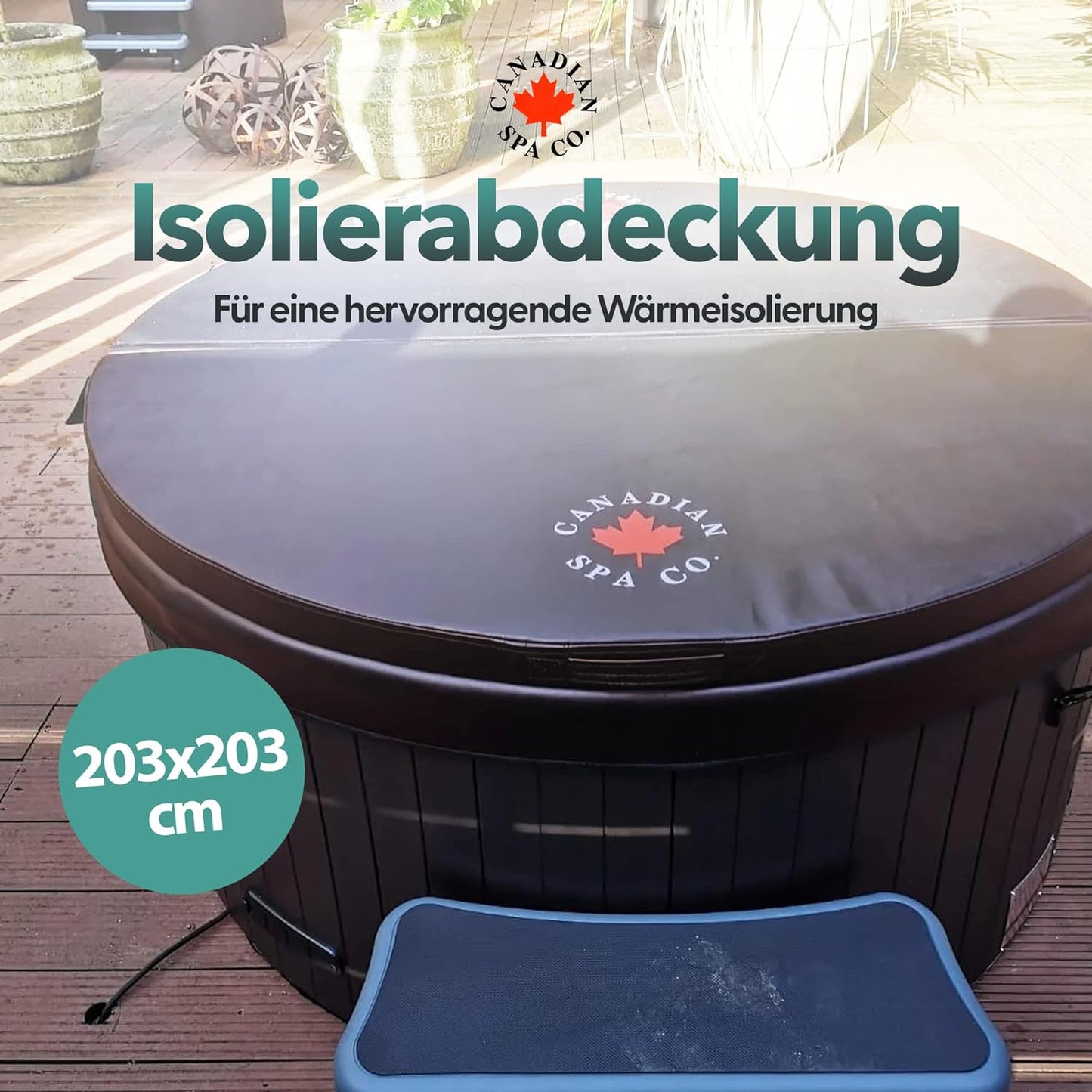 Canadian Spa Deluxe Isolierabdeckung Rund