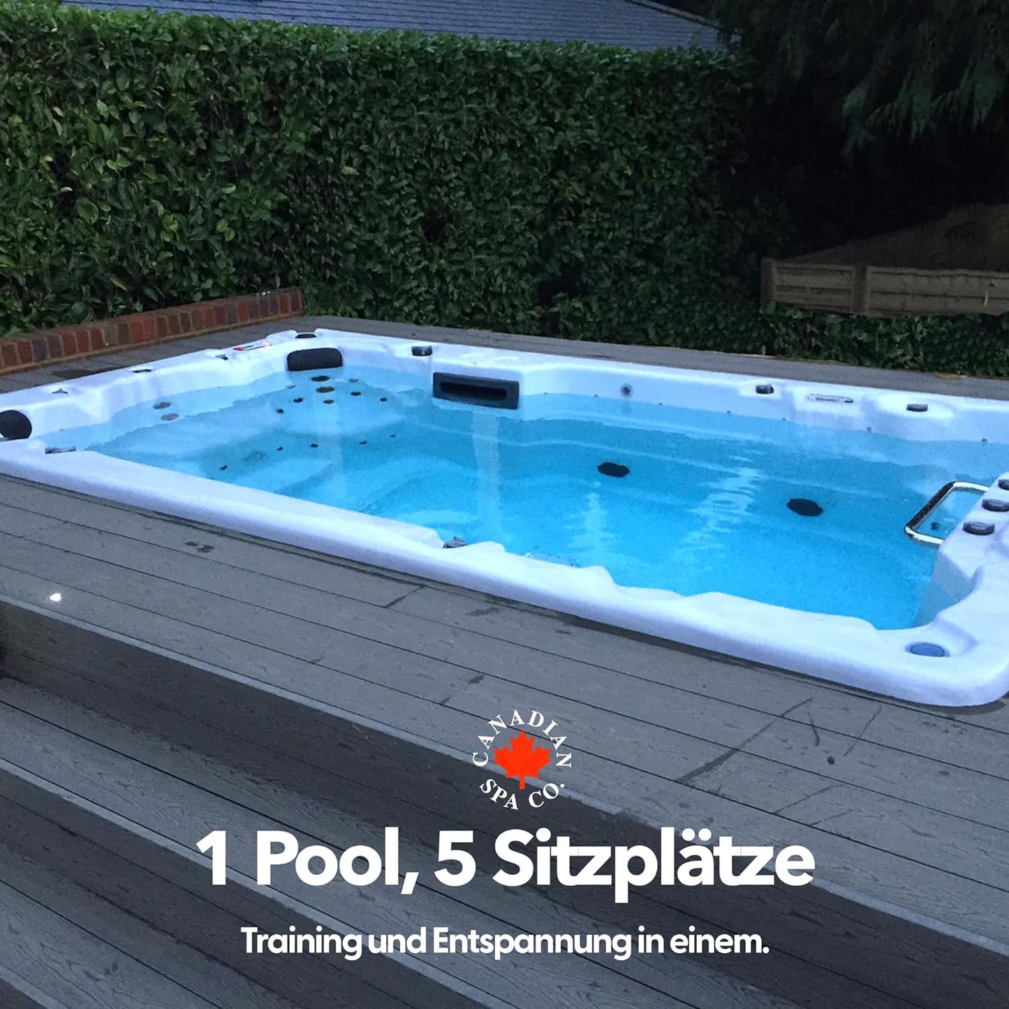 2025 St Lawrence 4m Sport Swim Spa 390 x 226 x T120 cm