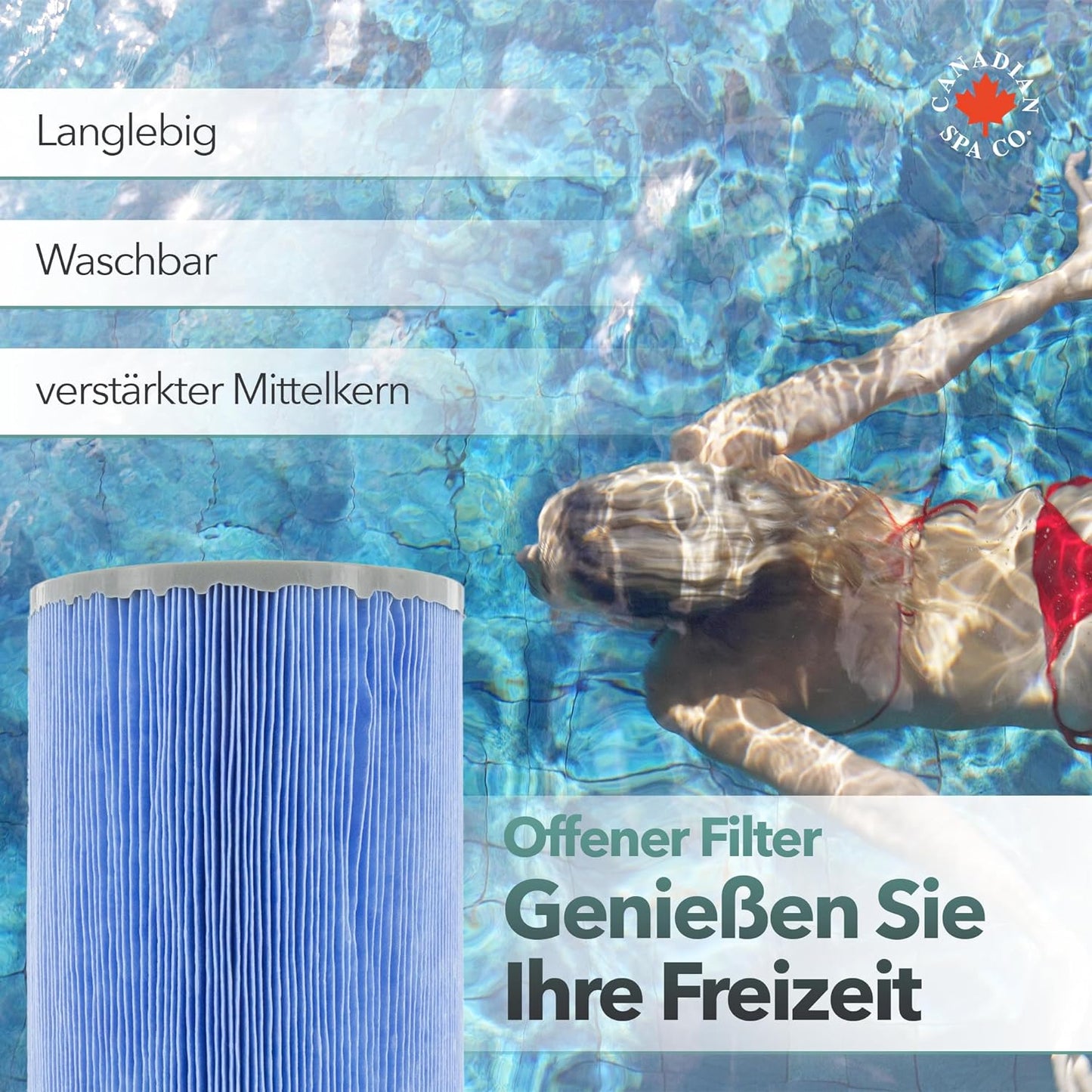 Filter Glacier Silverstream Kompakt - 184mm Durchmesser x 120mm Hoch fur Montreal and Calgary