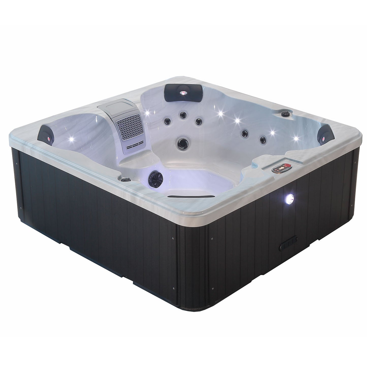 Cornwall UV Plug & Play 13 amp 5-Personen-Whirlpool. 1980x1980x730mm