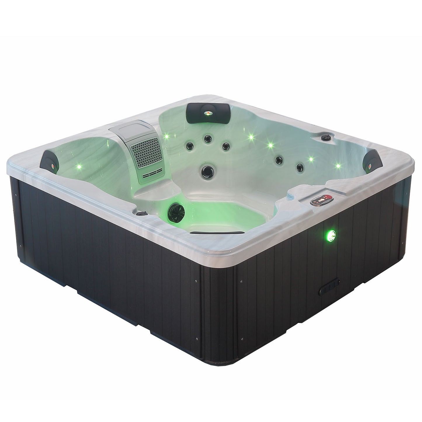 Cornwall UV Plug & Play 13 amp 5-Personen-Whirlpool. 1980x1980x730mm