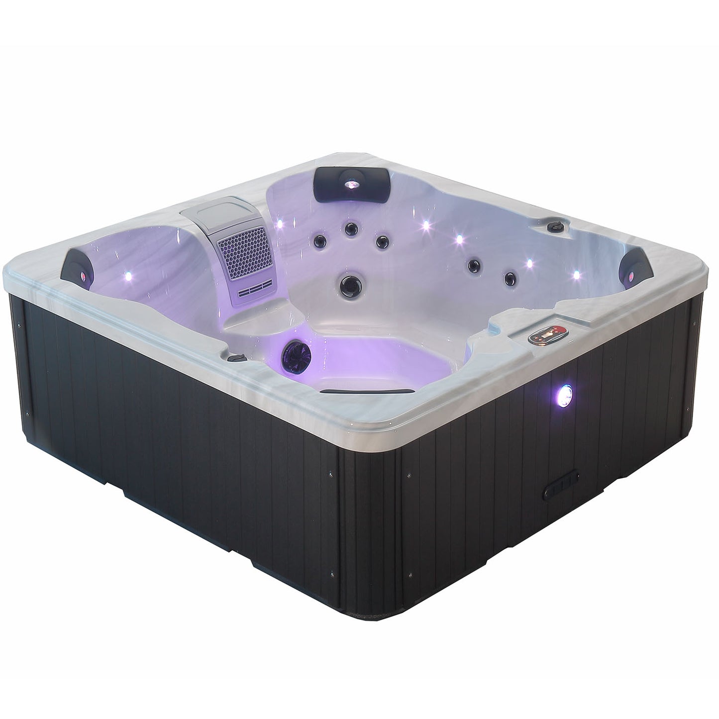 Cornwall UV Plug & Play 13 amp 5-Personen-Whirlpool. 1980x1980x730mm