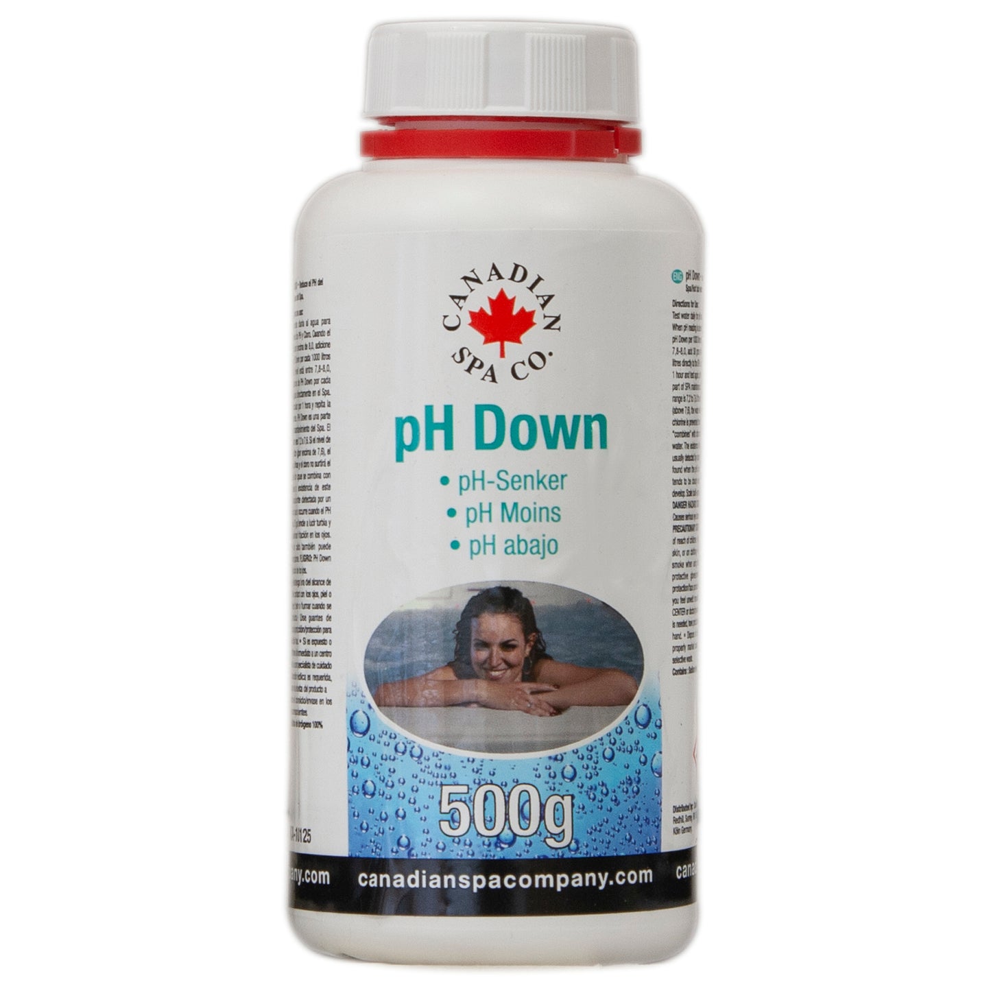 Pool Starterset Wasserpflege 5-teilig mit Chlorgranulat, Schaum Entferner, pH Heber und Senker und Teststreifen, Poolpflege Set