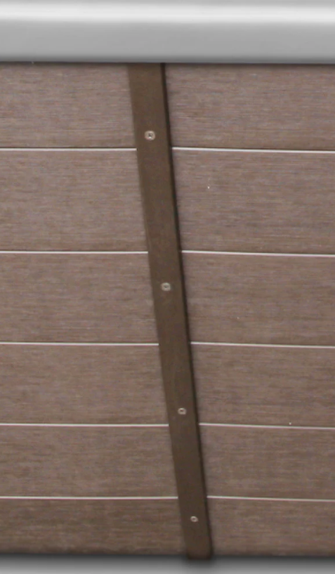 Befestigungsleiste für 3H-Außenverkleidung – Chocolate (92 × 4 cm)