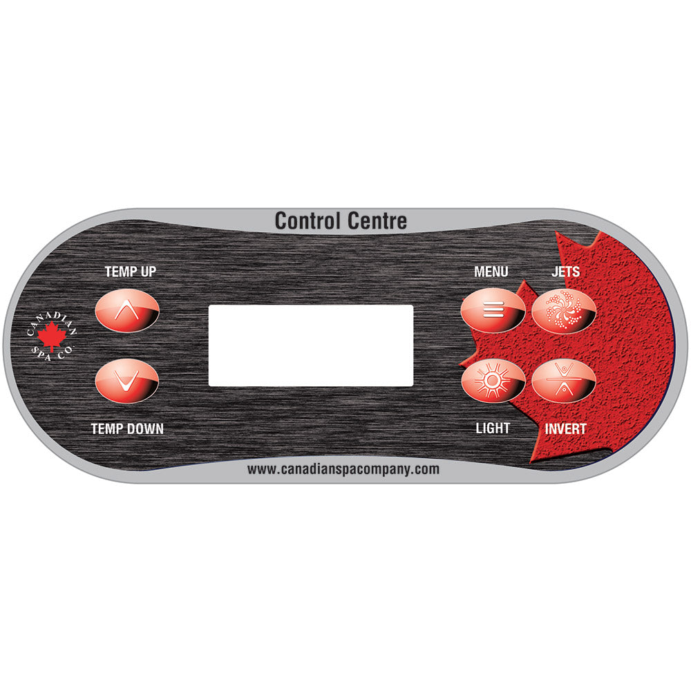 TP500S Bedienfeld-Overlay 1-Pumpe