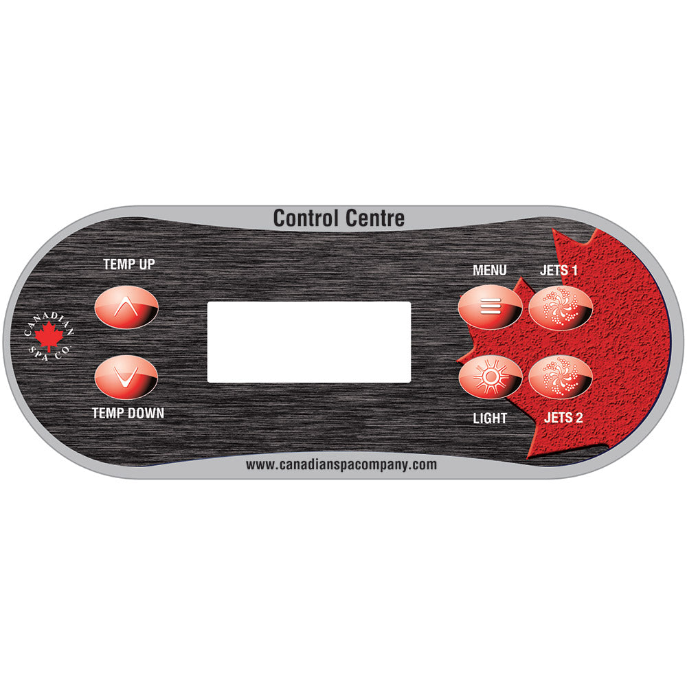 TP500S Bedienfeld-Overlay 2-Pumpe