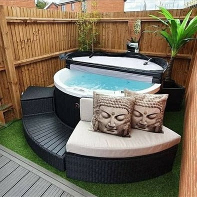 Pflanzenkorb - Randmöblierung für runde Whirlpools