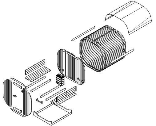 CANADIAN SPA CO. Luxus-Fasssauna, hybride Sauna mit Infrarotkabine und elektrischem Saunaofen, 1842 x 1200 x 1945 mm, Dampfsauna für zuhause aus erstklassigem Fichtenholz
