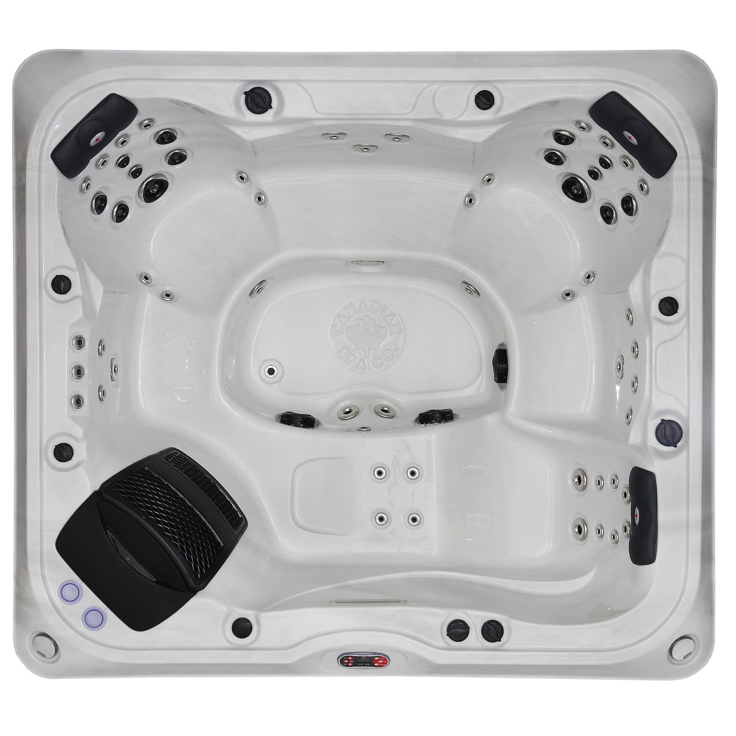 Alberta SF 7-Personen Whirlpool 2,4L x 2,16B x 0,93H m