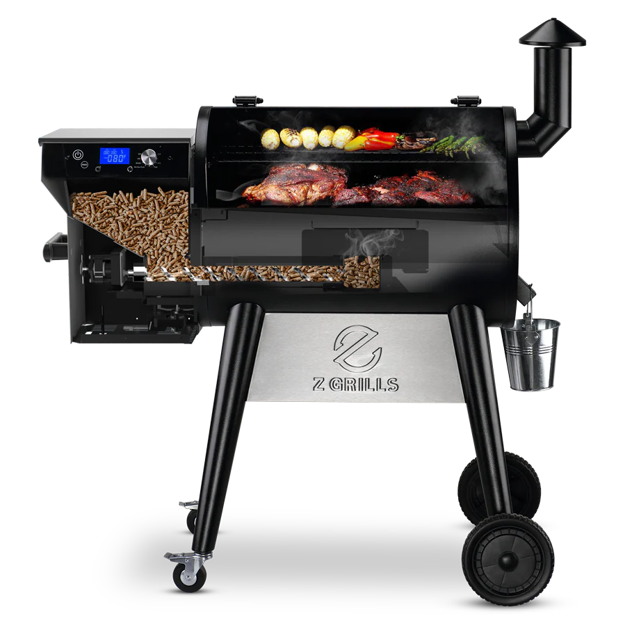 BBQ Smoker Grill mit 2 x eingebauten Temperaturfühlern
