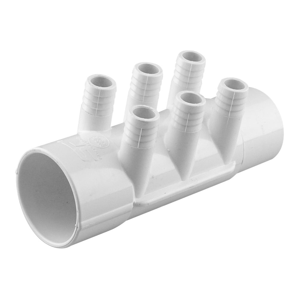 Wasserverteiler 2 Zoll / 6 Ports 0.75 (Stutzen)