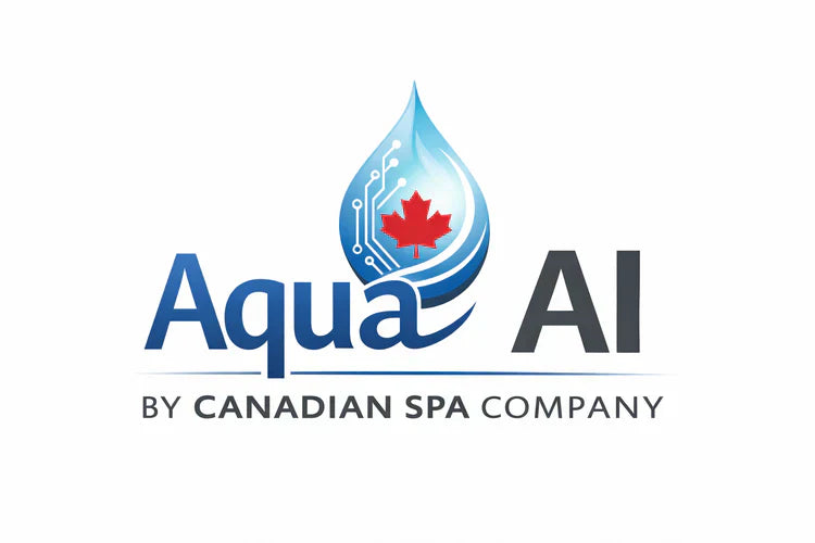 Aqua AI Logo von Canadian Spa Company für intelligente Whirlpool-Steuerung.