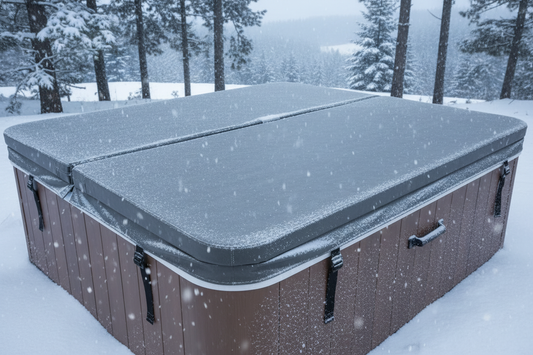 Whirlpool im Winter: Die Abdeckung macht den Unterschied