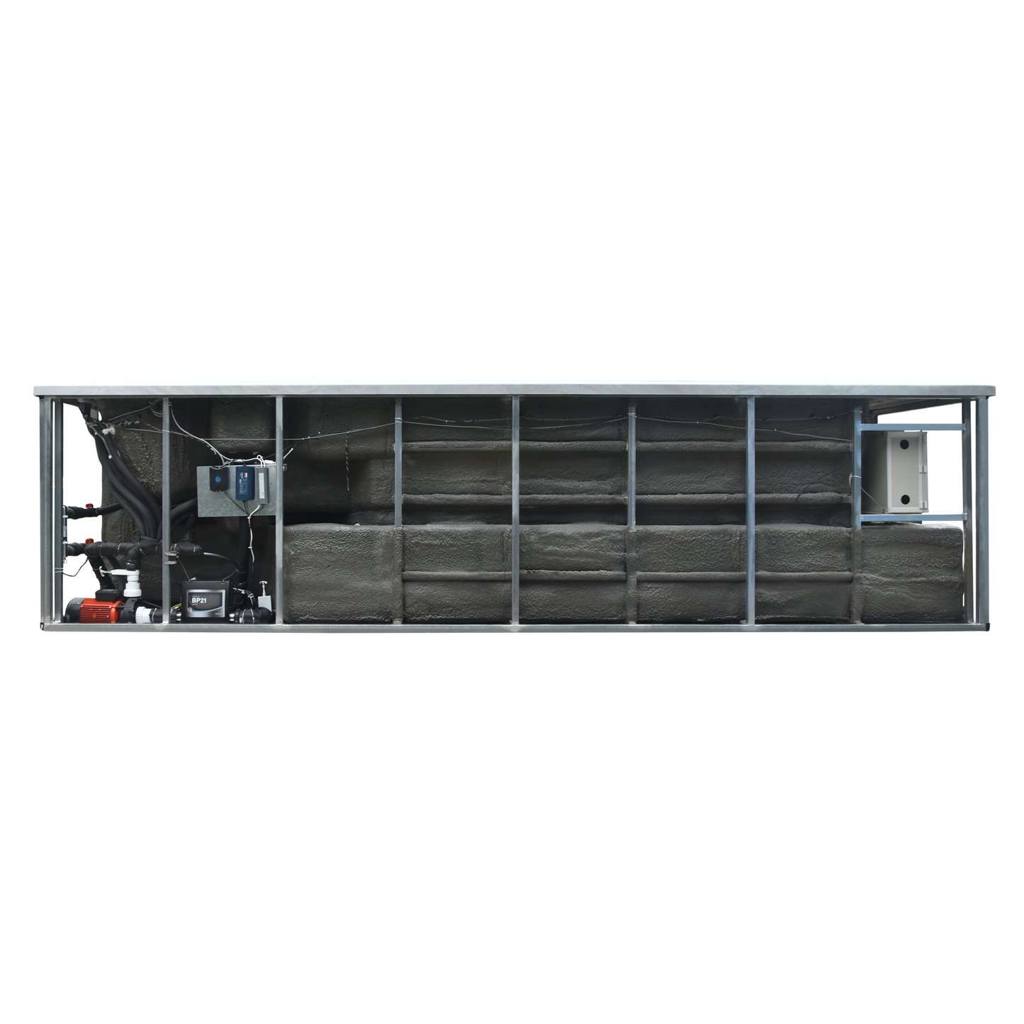 Canadian Spa 19ft St. Lawrence Swim Spa – TurboWave Gegenstromanlage mit Rollabdeckung
