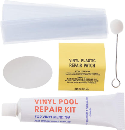 Whirlpool Reparatur-Kit mit Vinyl Flicken, Vinyl Kleber und Werkzeug zum Anbringen