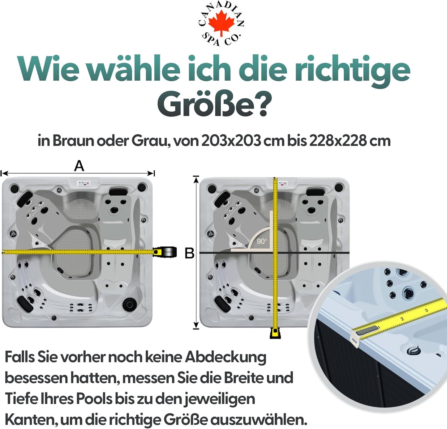 Whirlpool-Abdeckung Proline 102 x 76 mm - verschiedene Größen erhältlich