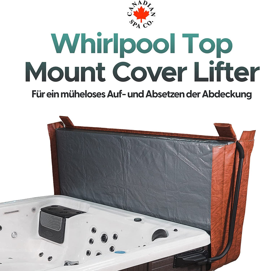 Randbefestigte Canadian Spa Abdeckhilfe zur Montage am Whirlpoolgehäuse