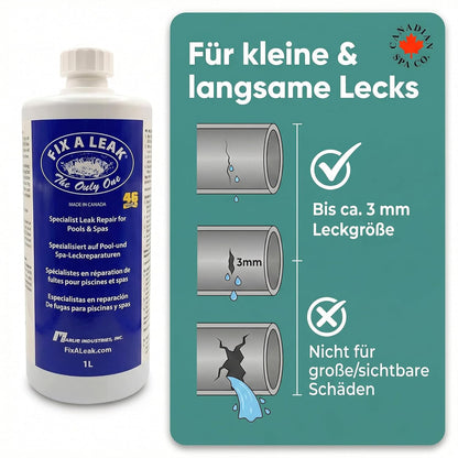 Whirlpool Dichtmittel Fix A Leak 1L für kleine Lecks