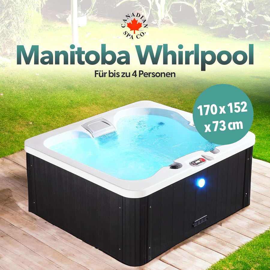 Manitoba UV kompakter Plug-and-Play-Whirlpool für vier Personen