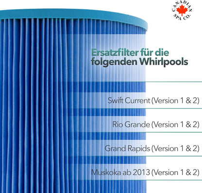 Grand Rapids Filterset für portable Whirlpools -  4er Pack