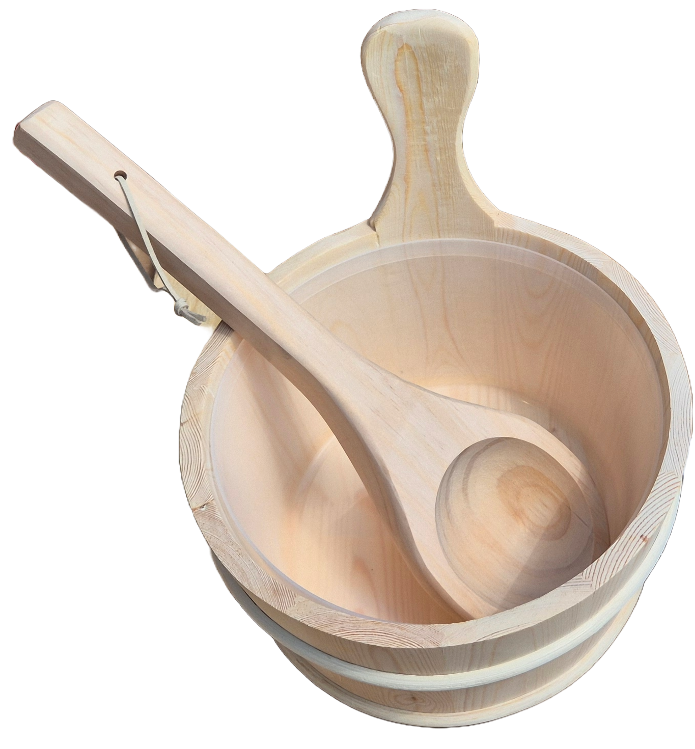 KK-11549 Aufgusseimer Fichtenholz Saunaeimer