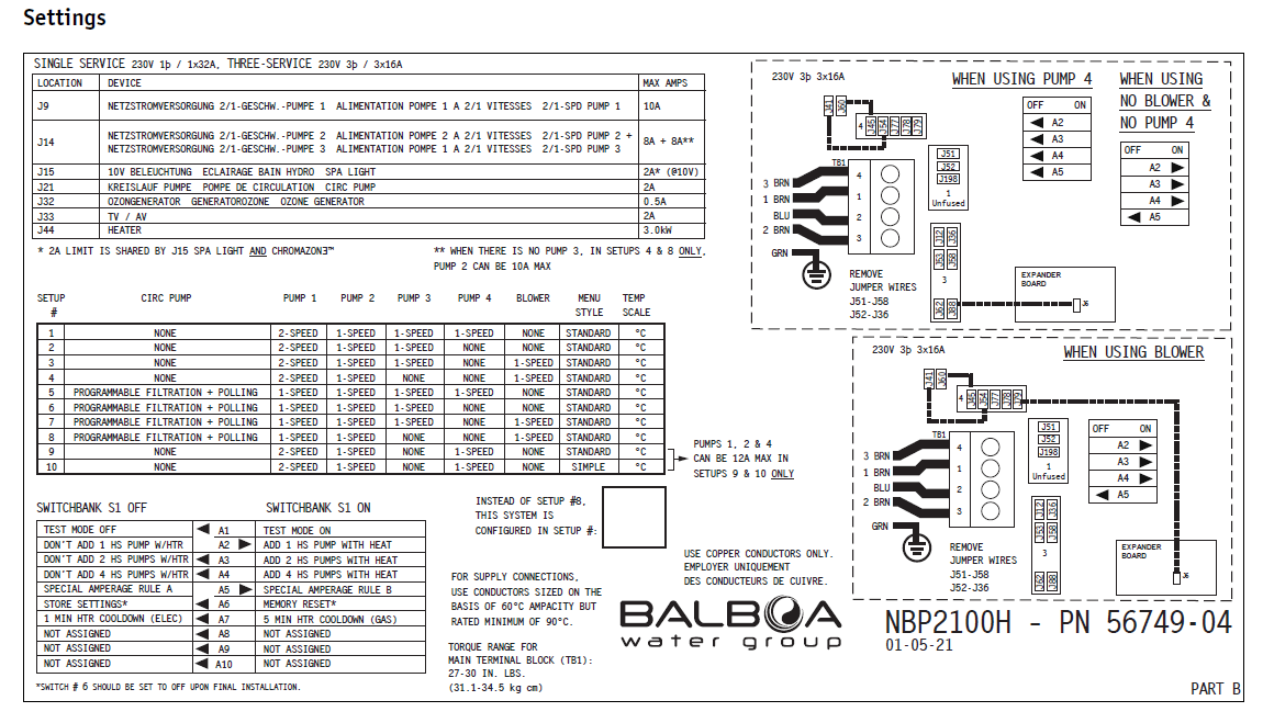 Balboa BP21 3kw Steuerungspaket WLAN-fähig & Clim8zone 56749-06