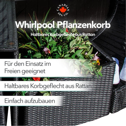 Pflanzenkorb - Randmöblierung für runde Whirlpools