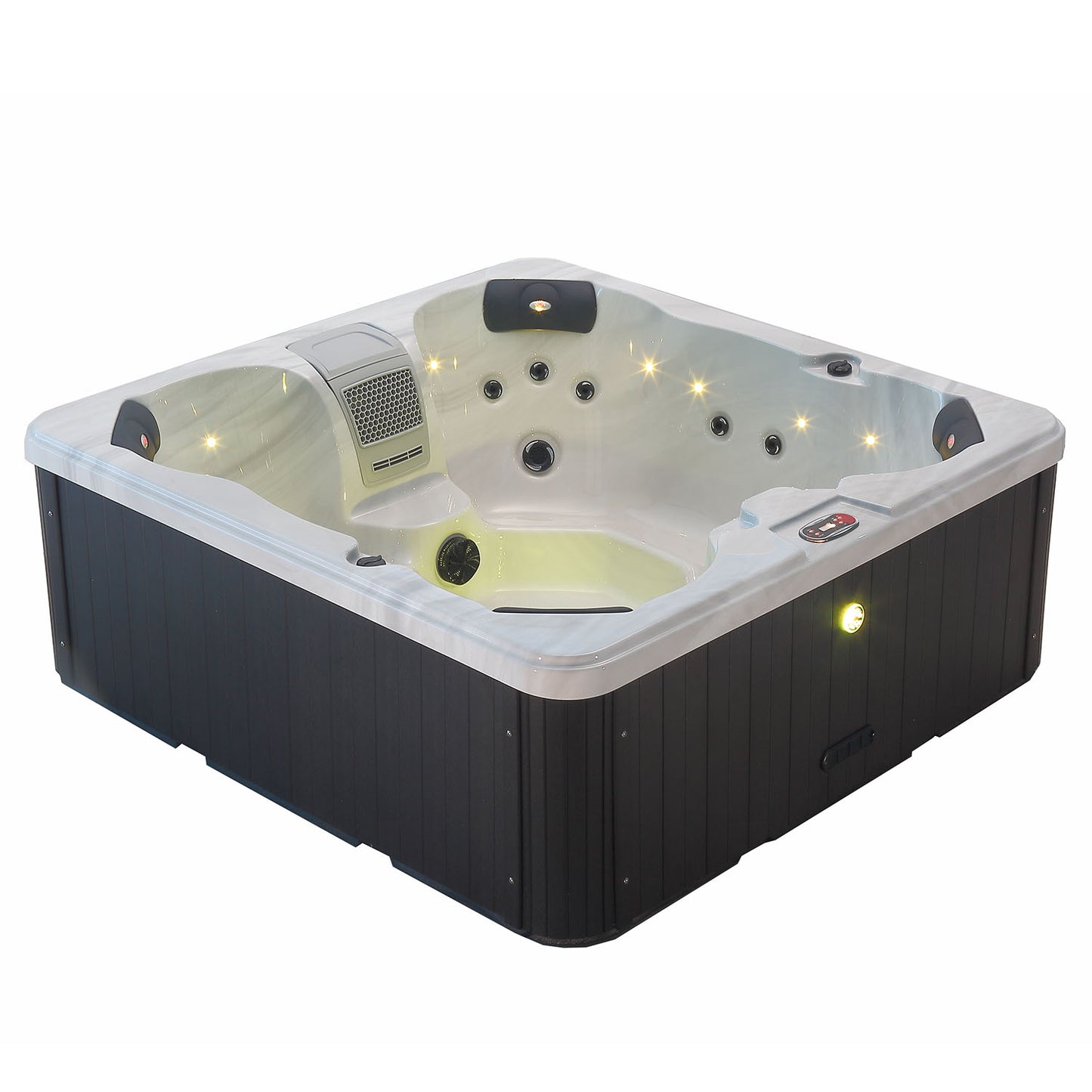 Cornwall UV Plug & Play 13 amp 5-Personen-Whirlpool. 1980x1980x730mm