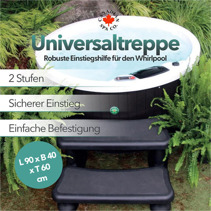 Universal Treppe Premium 2-stufig - 40x90x60cm