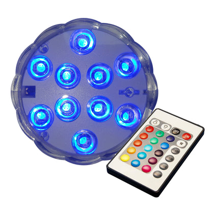 Whirlpool LED Licht mit Fernbedienung, 16 Farben, 7 Helligkeitsstufen, 4 Szenarien, 5m Reichweite, Whirlpool Zubehör