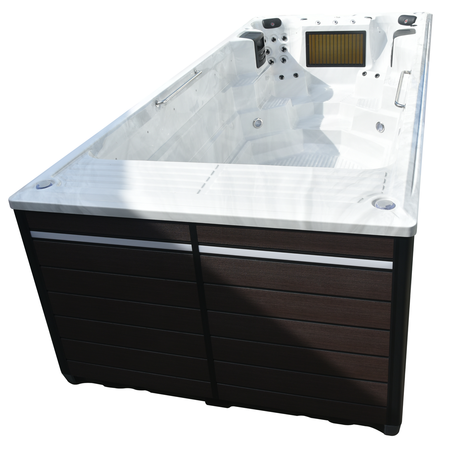 Canadian Spa 19ft St. Lawrence Swim Spa – TurboWave Gegenstromanlage mit Rollabdeckung
