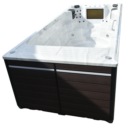 Canadian Spa 19ft St. Lawrence Swim Spa – TurboWave Gegenstromanlage mit Rollabdeckung