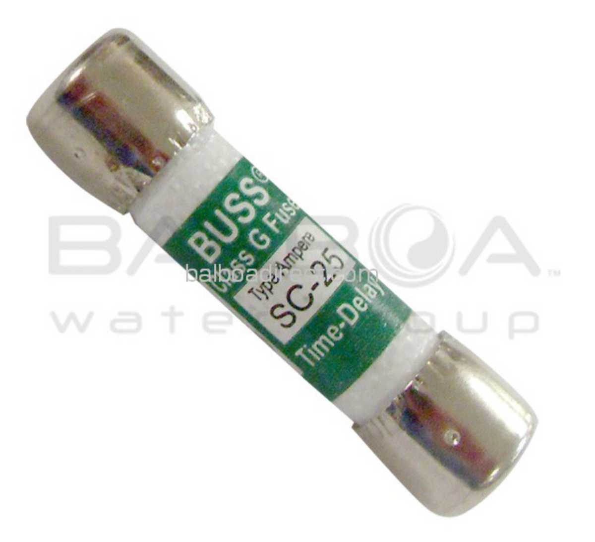 BUSSMANN SC-25 (SC25) Sicherung 25A 480VAC/300VDC Zeitverzögert Klasse G Melaminrohr (Copy)