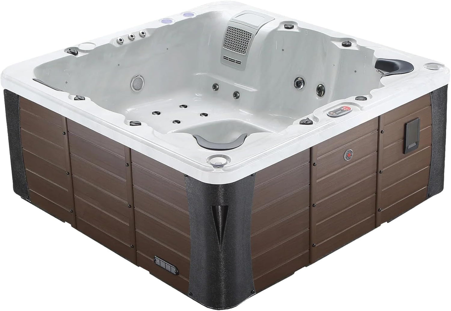 Erie AI 6 Personen Whirlpool mit Liege und 46 Massagedüsen