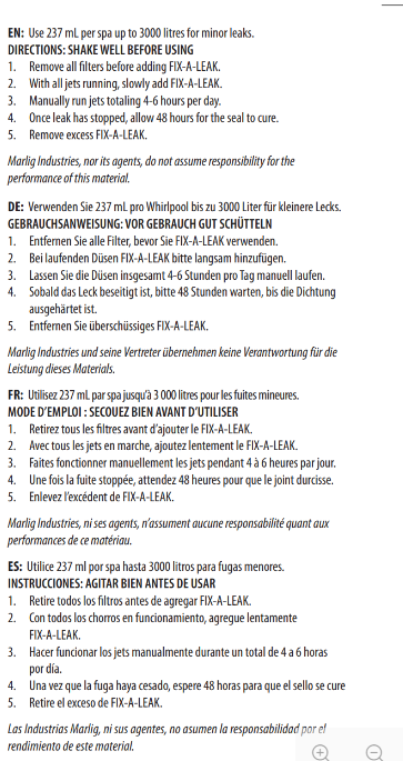 Fix-a-Leak - Leckversiegler 230ml