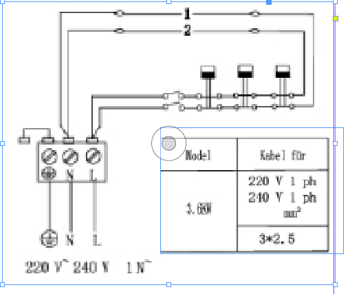 Saunaofen: 3 kW mit Montageplatte