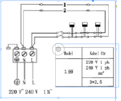 Saunaofen: 3 kW mit Montageplatte