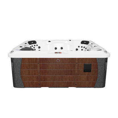 Kingston UV 7-Personen Whirlpool 7 Personen mit LED Beleuchtung, Lautsprecher, Aromatherapie und Isolierabdeckung