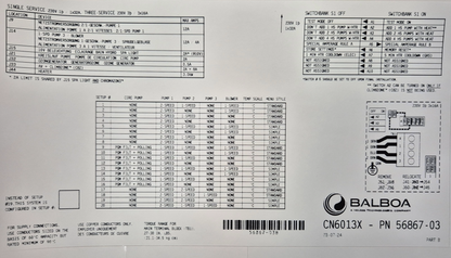 Schaltkreisplatine für CN6013X 3KW - (P/N: 56868)) Compatible Replacement for All BP600 Boards