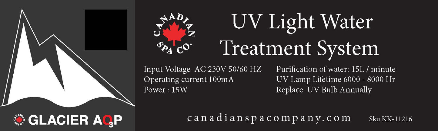 Canadian Spa 15w UV LWT System