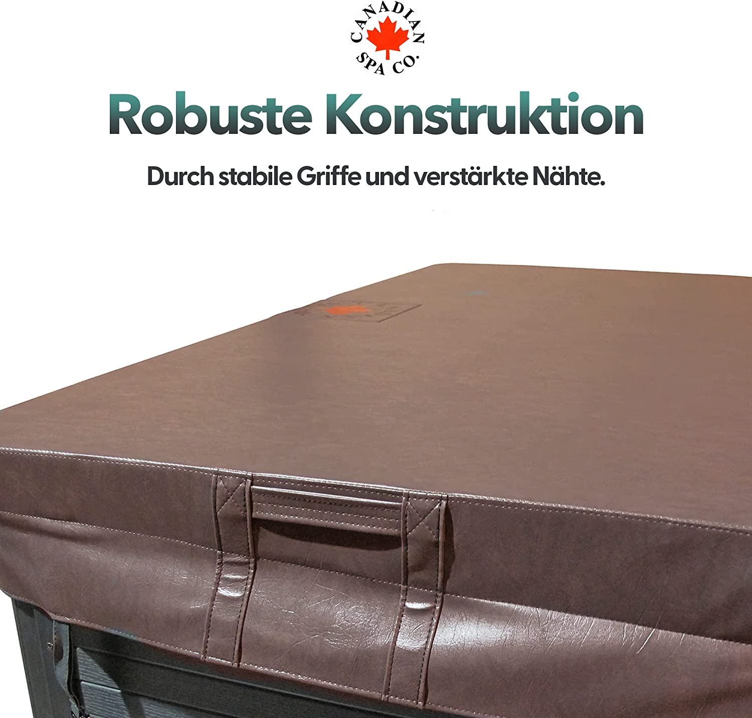 Whirlpoolabdeckung mit robuster Konstruktion – stabile Griffe und verstärkte Nähte für langlebige Nutzung, Canadian Spa
