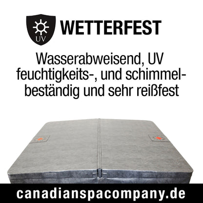 Wetterfeste Whirlpoolabdeckung – wasserabweisend, UV-beständig, schimmelresistent und reißfest, Canadian Spa