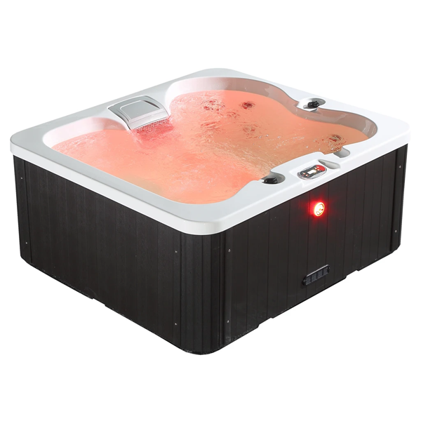 Canadian Spa Company_KH-10143_Manitoba_Rectangular_Plug_&_Play_4-Person_14-Jet Hot Tub_Blackout Insulation_UV Light Water Care_Patio Spas